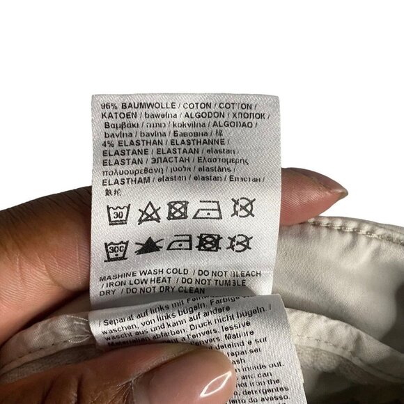 Luisa Cerano Women's Cement Frayed Hem Ankle Pants - Picture 9 of 12